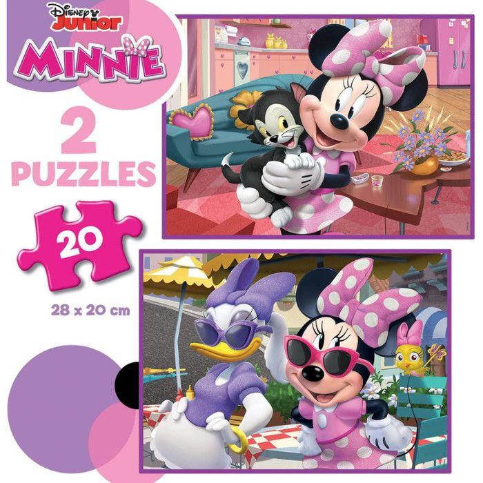 Puzzle 2 X 20 Pièces : Disney : Minnie