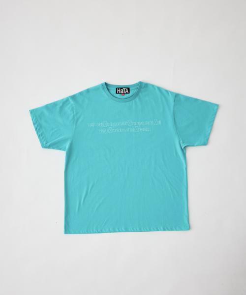Hata Signature Graphic T-Shirt_Turquoise Blue