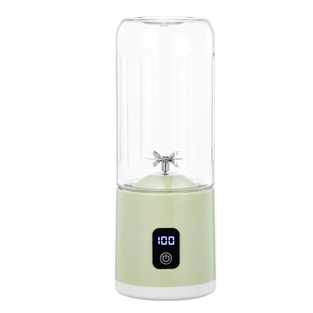 Portable Auto Juicing Cup USB Rechargeable Fruit Extractor Cup Fruit Blender Cup  Travel зелёный