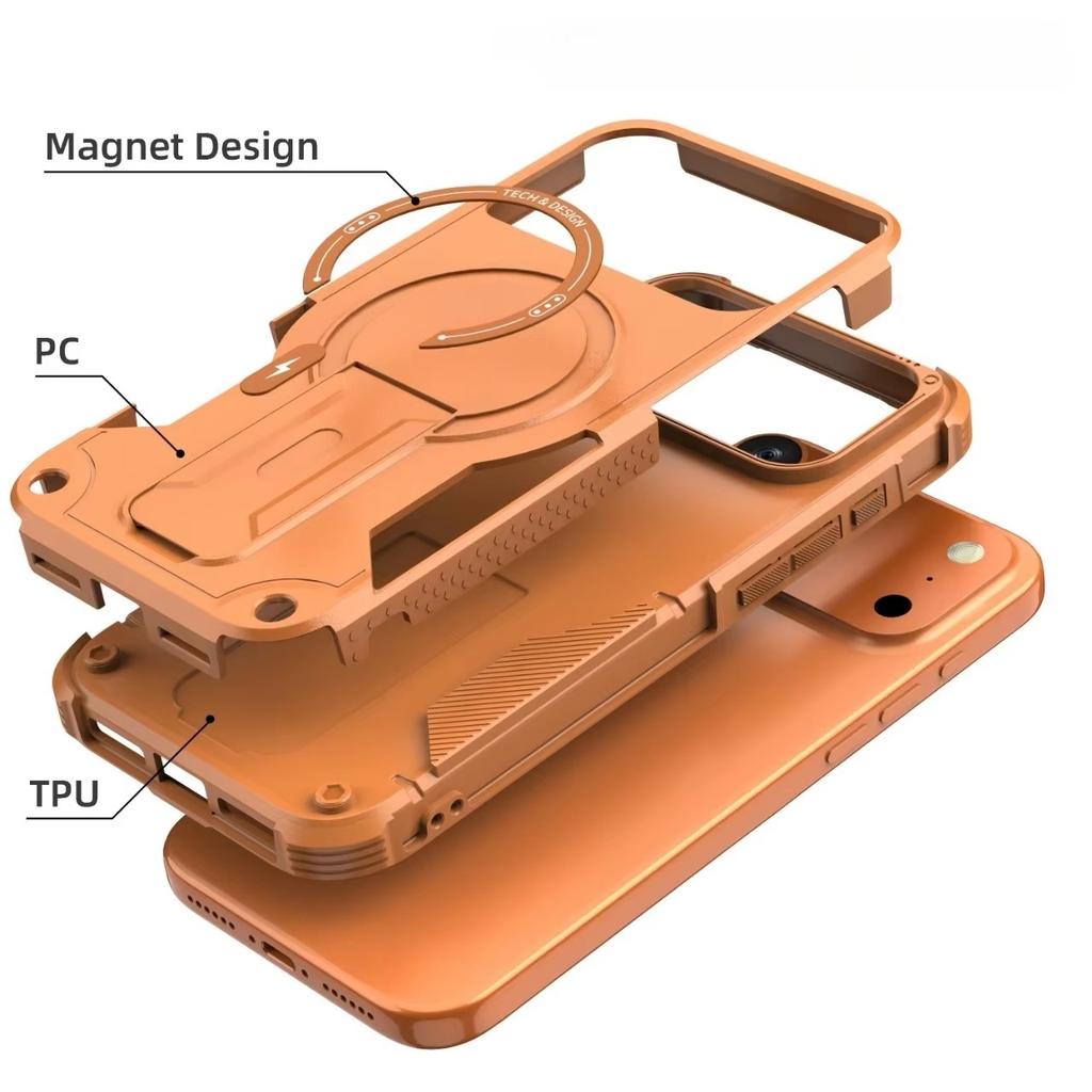 Stoßfeste Zubehör Ständer Halter Funktion Hülle für Iphone 17 Pro Max Air Iphone17 16 15 14 Plus 13 12 Pro Iphone16 Iphone15