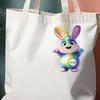 5 Stück Kaninchen Anhänger Acryl Kaninchen Hängend Fenster Taschen Anhänger Schmuck Tür Niedlich Regenbogen Auto Rückspiegel Ostern Frühling