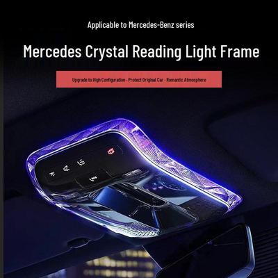Tira de Recorte del Marco de la Luz Ambiental y de Lectura de la Puerta para Mercedes-Benz Clase E/Clase C/GLC300L/Clase S/EQE
