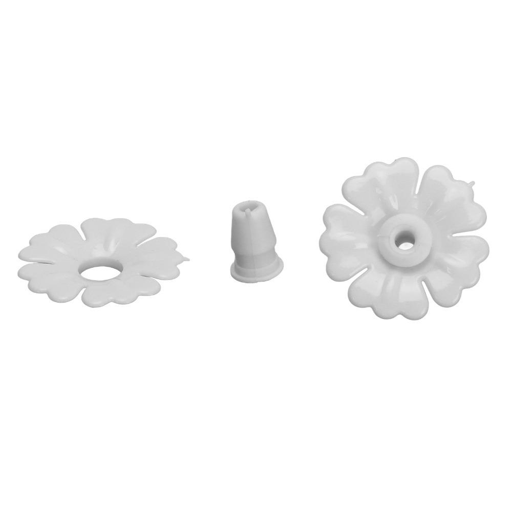 30Sets Durable Hummingbird Feeder Flowers Bright Colors Plastic Bird Feeder Replacement Parts Stable Structure