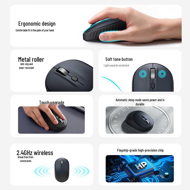 HP M231 SE Ergonomic Silent Wireless Mouse