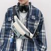 Stylová Messenger Taška Pánská Diagonální Taška přes Hrudník Street Trend Studentská Taška přes Rameno Japonská Ležérní Pánská Ledvinka Taška pro Nošení
