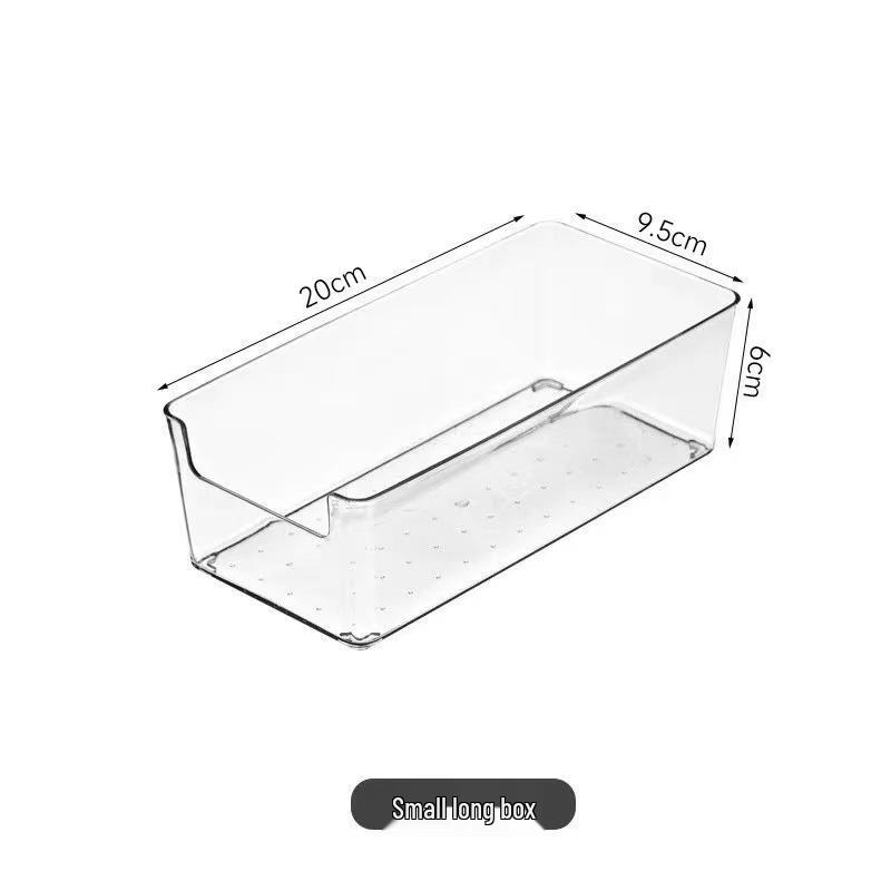 Transparente PET-Desktop-Aufbewahrungsbox für Kosmetika, Lippenstift, Hautpflege, Schmuck und Bürobedarf.