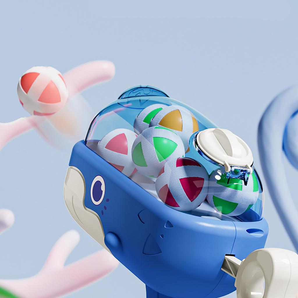Whale Sticky Ball Gun Indoor And Outdoor Parent Child Interactive Shooting Competition Puzzle Toys For Children