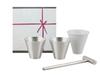 [Nousaku Washi Paper Wrapping] Hammered Finish Kit - Sake Cups (2 Pieces)