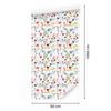Wild Flowers Wallpaper White and Light Gray, White Background 50x1000