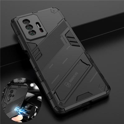 Für xiaomi 11t pro fall magnetische rüstung stoßfest stand schutz zurück abdeckung für xiaomi 11t mi11t mi 11 t pro xiaomi11t coque