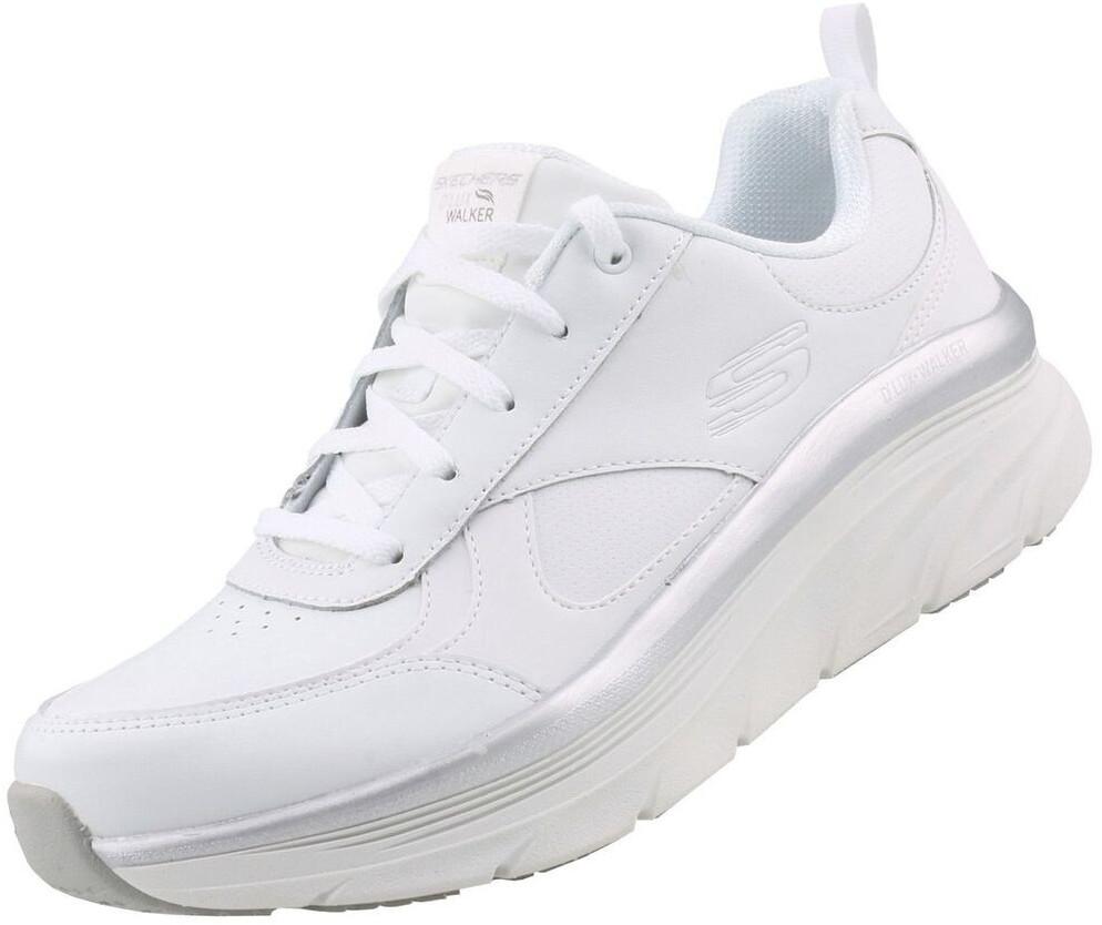 Skechers Relaxed Fit: кроссовки D'Lux Walker- Timeless Path белый/серебристый