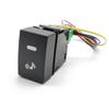 1 Pc Car LED DRL Light Radar Power On Off Fan Camera Mirror Switch Button For Honda Fit HRV VEZEL 2017 2018 2019 2020 2021