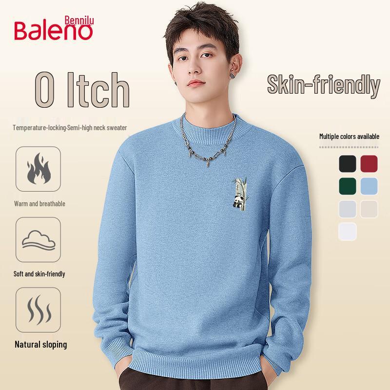 

Baleno Men s Half-High Neck Sweater 3XL