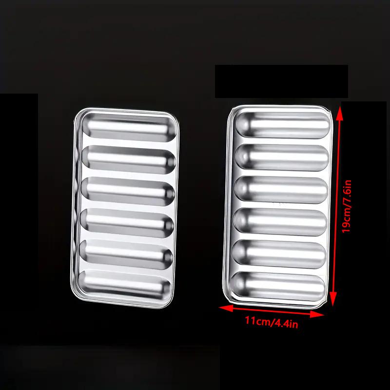 1Pieces 6 In 1 Sausage Maker Stainless Steel Mold DIY Hot Dog Handmade Ham Sausage Mould Kitchen Making Outdoor Tableware