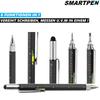 SMARTPEN Multifunkční kuličkové pero Vodováha Dotykové pero Šroubovák 6v1