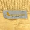Aquascutum Made In Japan Cotton Knit Best 9 Yellow Women Used