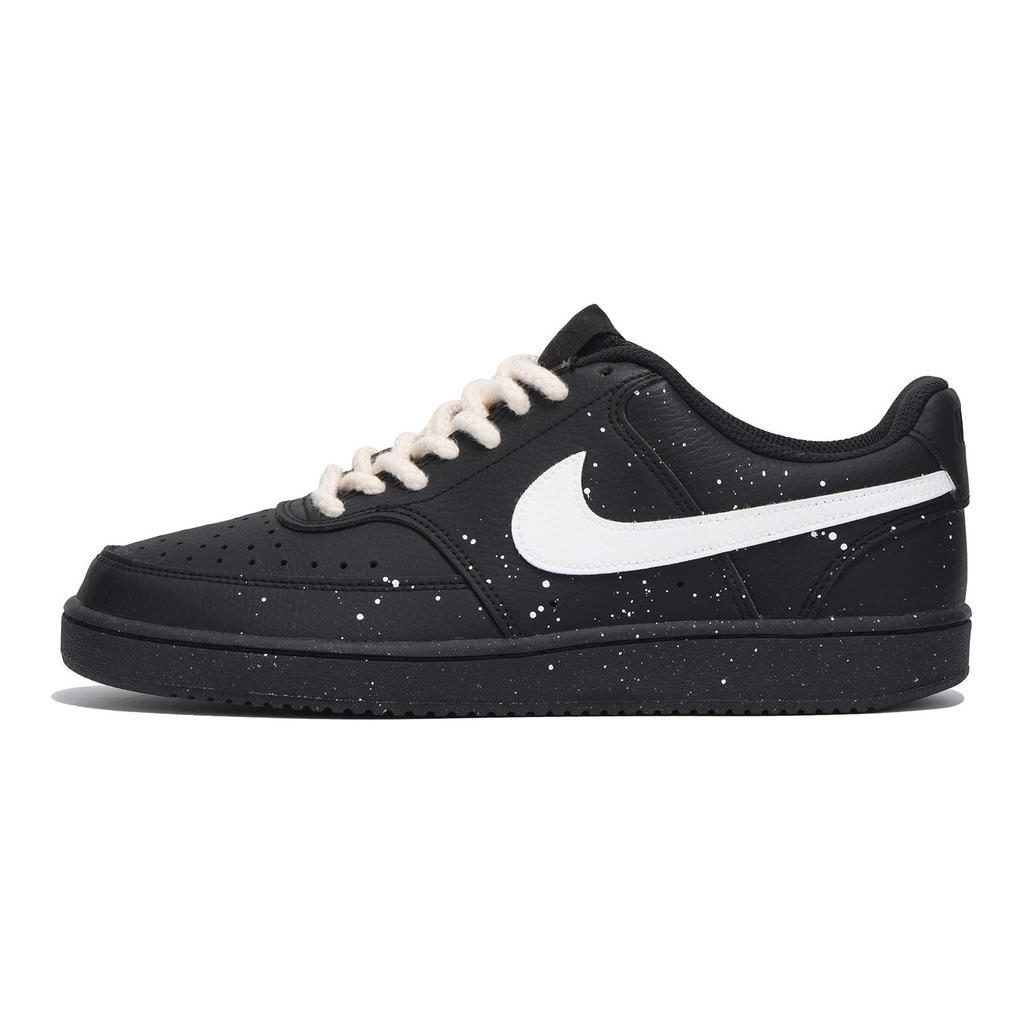 Nike Court Vision Low Coverage Slip Resistant Low top Skateboard Shoes Unisex Black Gray DH2987-002(Team59-)