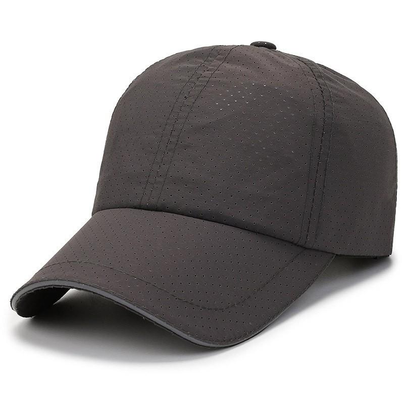 Outdoor Breathable Adjustable Baseball Cap With Reflective Stripe For Men Women Summer Sun Protection