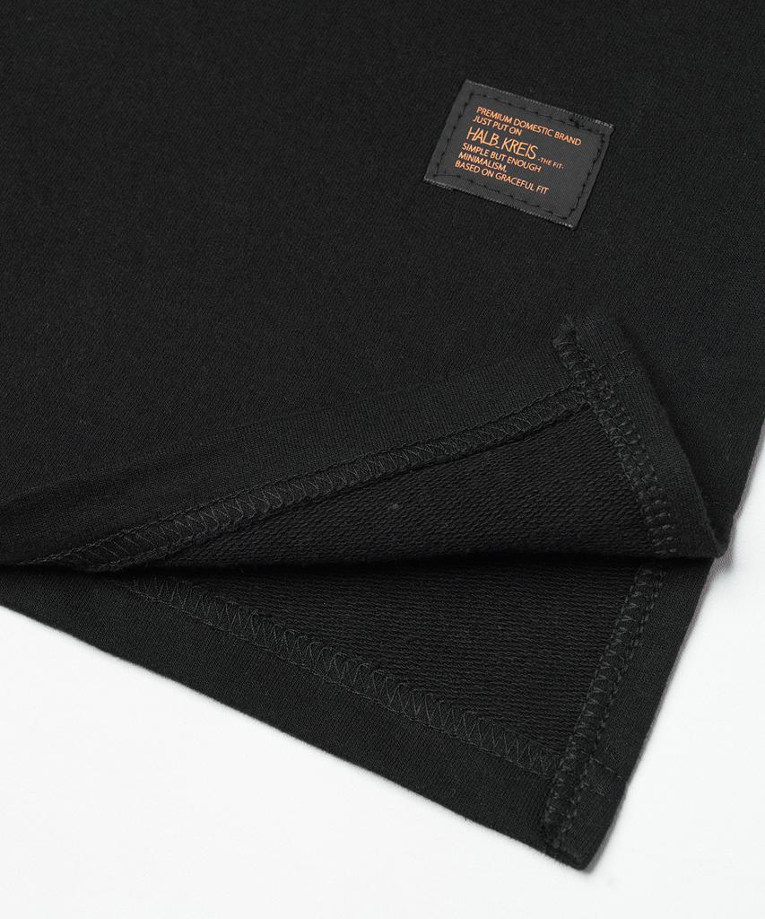 HALBKREIS LAYOUT Ta 11 Ribbed Round Neck Tee Bk