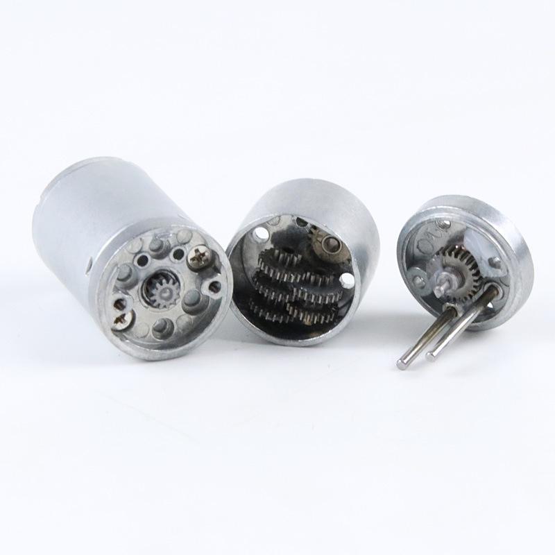 Compact 12V DC Geared Motor JGA25-370 - Low-Speed Brushed Electric Motor