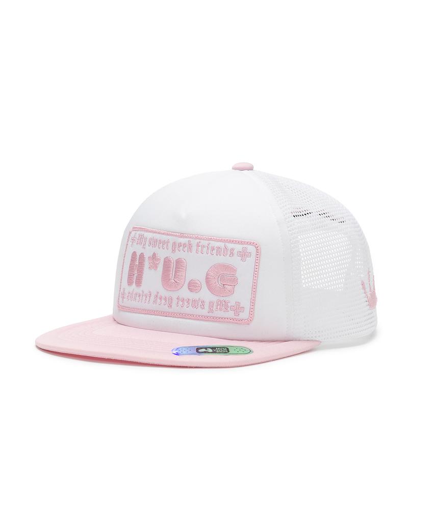HUG YOUR SKIN Hug Sweet Trucker Cap (Pink)