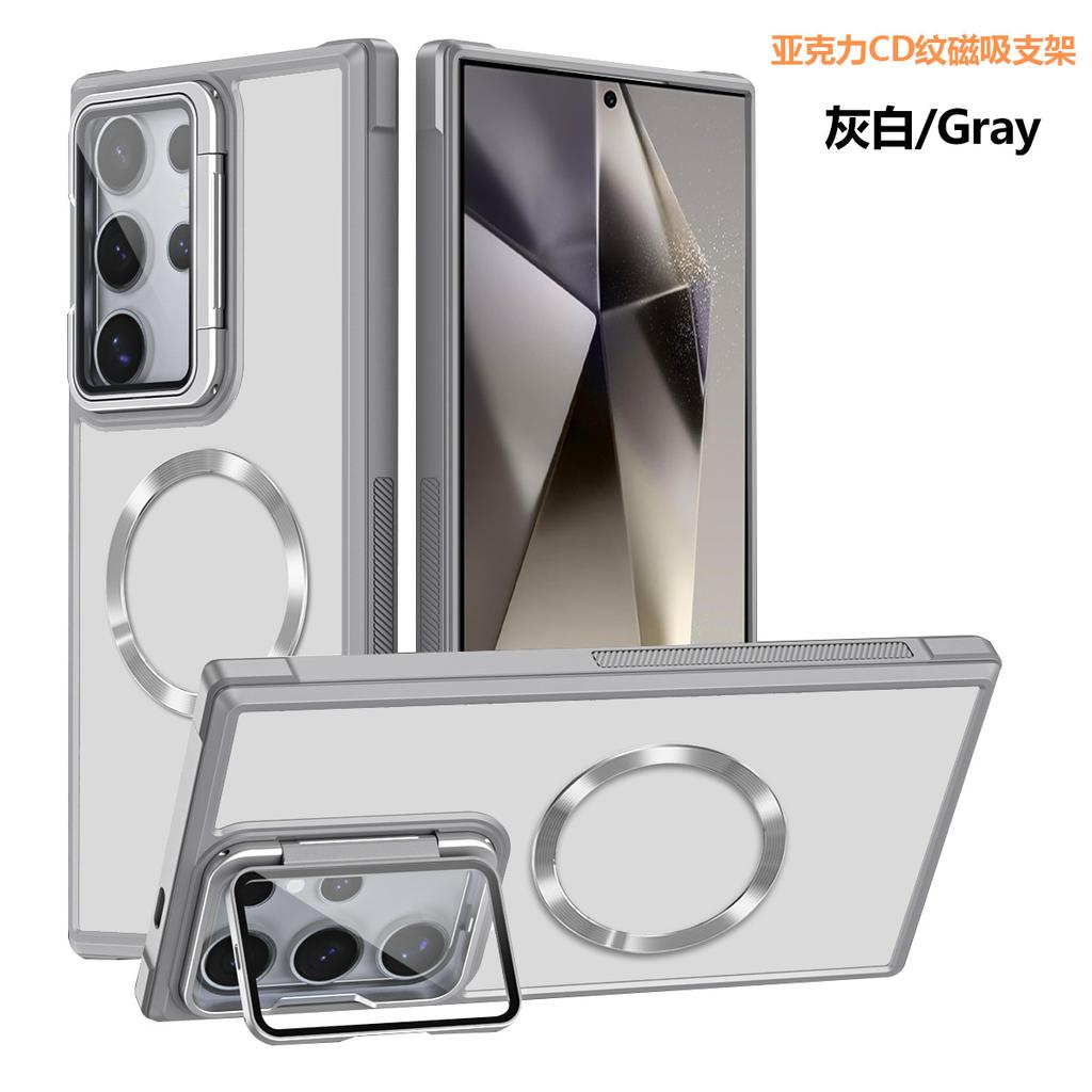 Magsafe Magnetisches Kabelloses Ladecase Für Samsung Galaxy S25 S24 Ultra Plus S23 S24 FE Kamera Schutzhalter Hülle Abdeckung