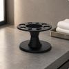Hairbrush Storage Holder Matte Finish Organizer Stand Stable Base Desktop Brush