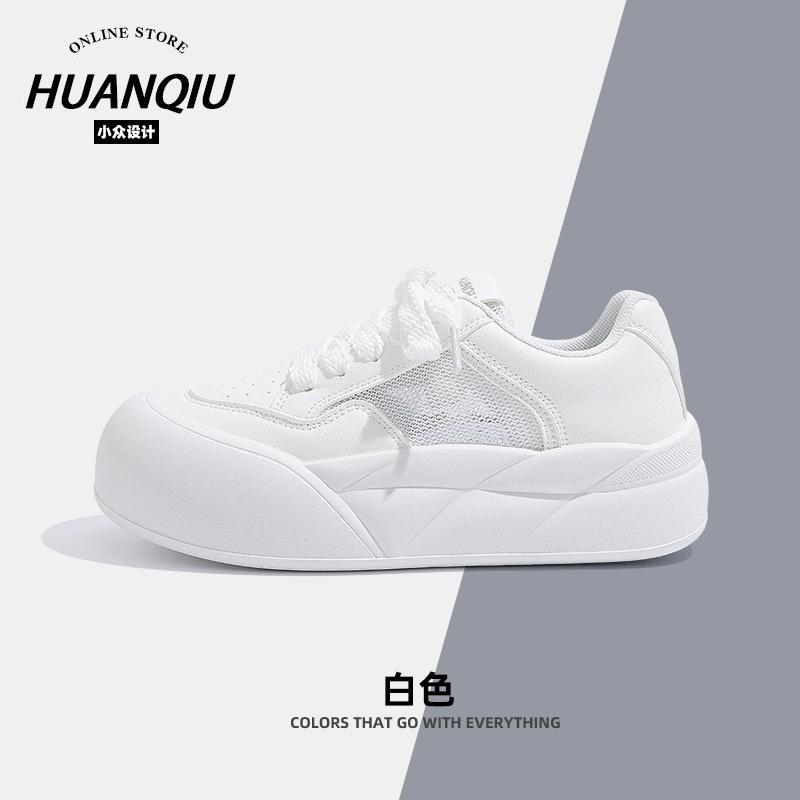 

Global ZHQ-HY300-1 thick baseplate shoes women s summer single net women s shoes versatile and thin mesh breathable bread shoes 40 белый