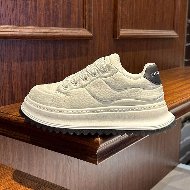 Autumn new soft-soled low-top lace-up soft-soled thick-soled dad shoes casual sports shoes cds 38 белый