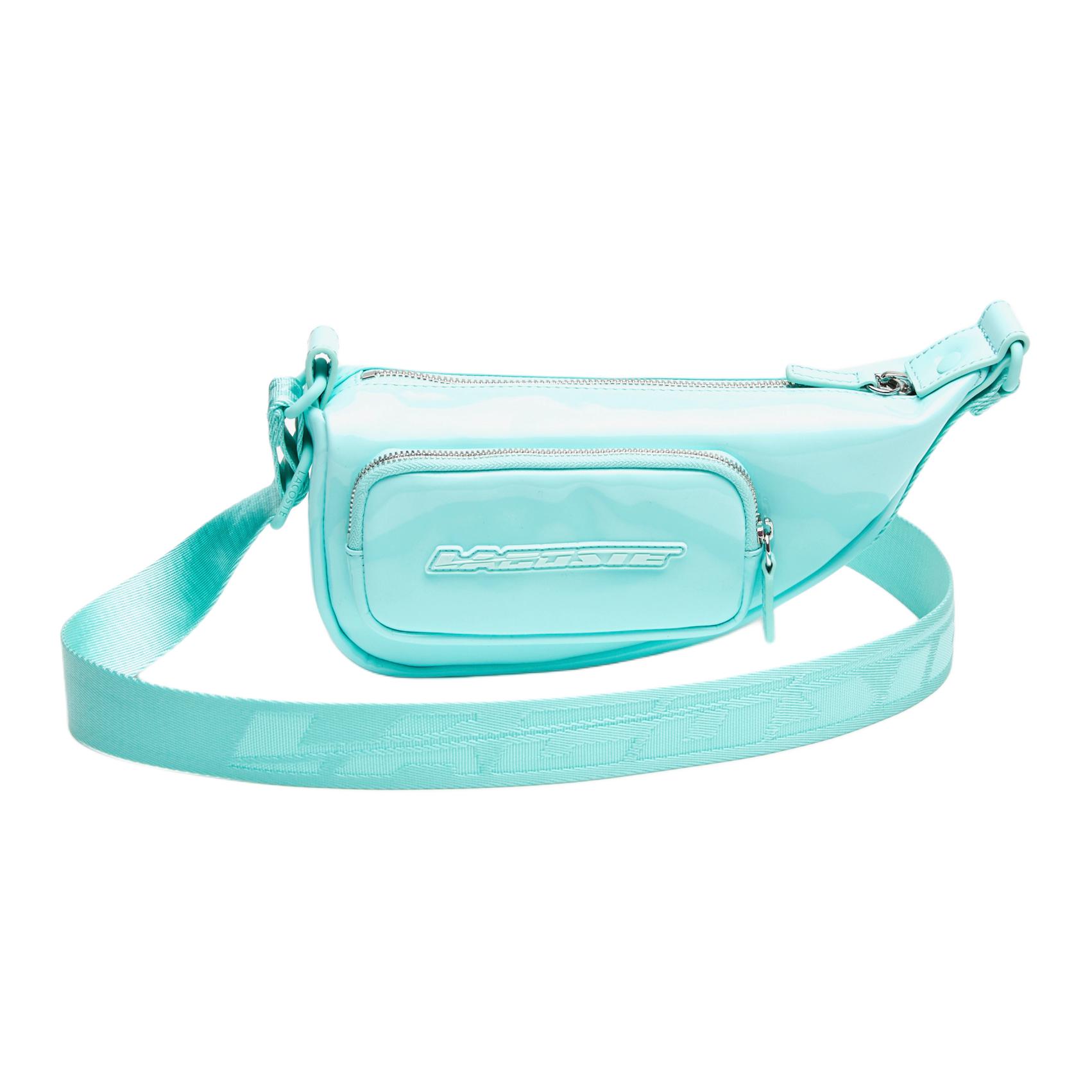 

Lacoste Crocodile Logo Zipper Crossbody Shoulder Bag Small Men bags Light-Blue NU4156ID-L33 Lake Blue,Small