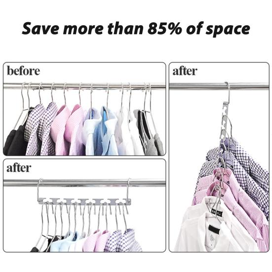 Věšák na kabáty Organizér do šatníku Otočný o 360 stupňů Design s 5 sloty Vysoká nosnost Úsporný úložný věšák