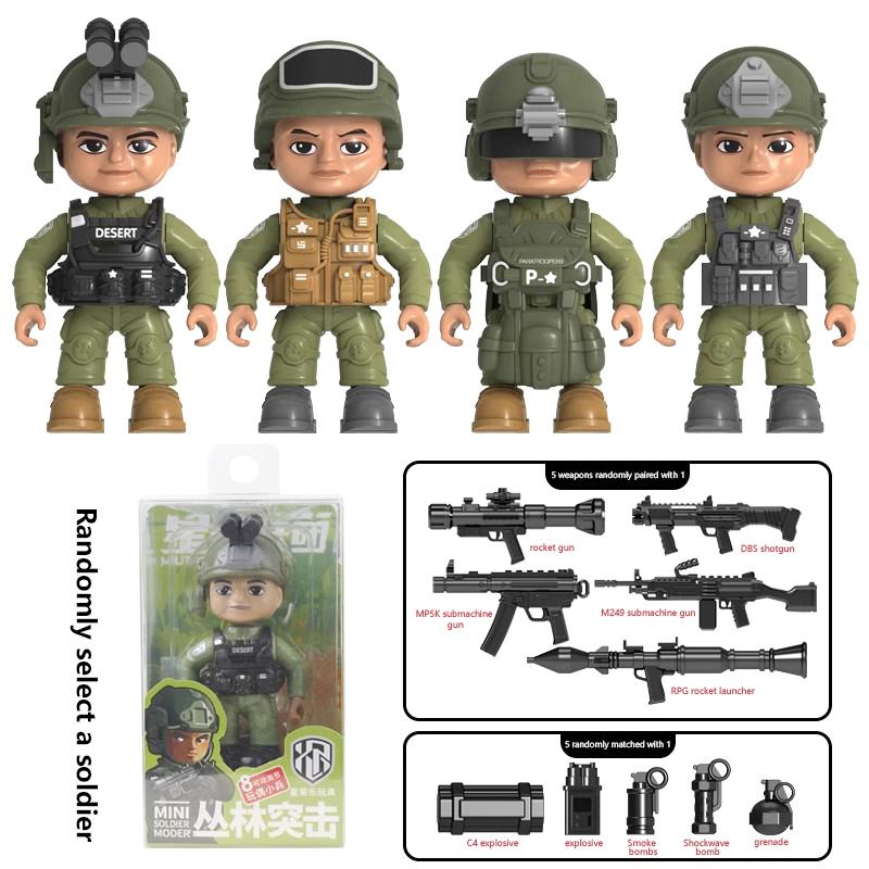 Special Forces Model Toy Soldiers With Removable Joints Action Figure Set Home Ornament Birthday Gift For Kids