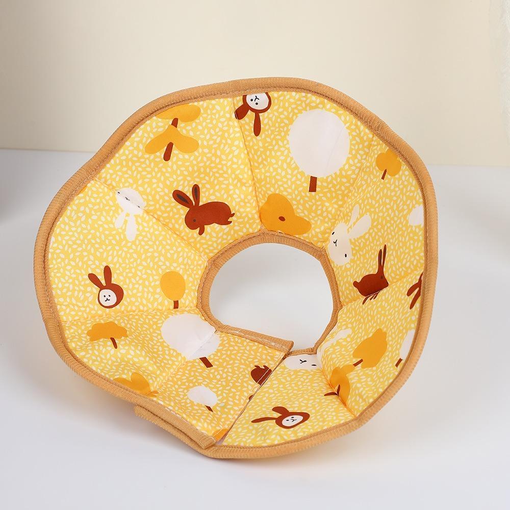 Adjustable Pet Elizabeth Collar Soft Anti Licking Collar Cat Cone Collar  Wound Recovery