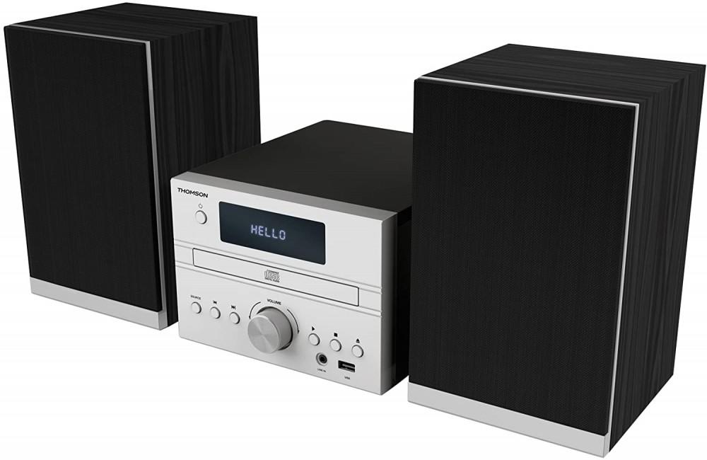 

Micro system THOMSON MIC 122BT CD-Audio CD-R/RW USB BLUETOOTH, Thomson чорний