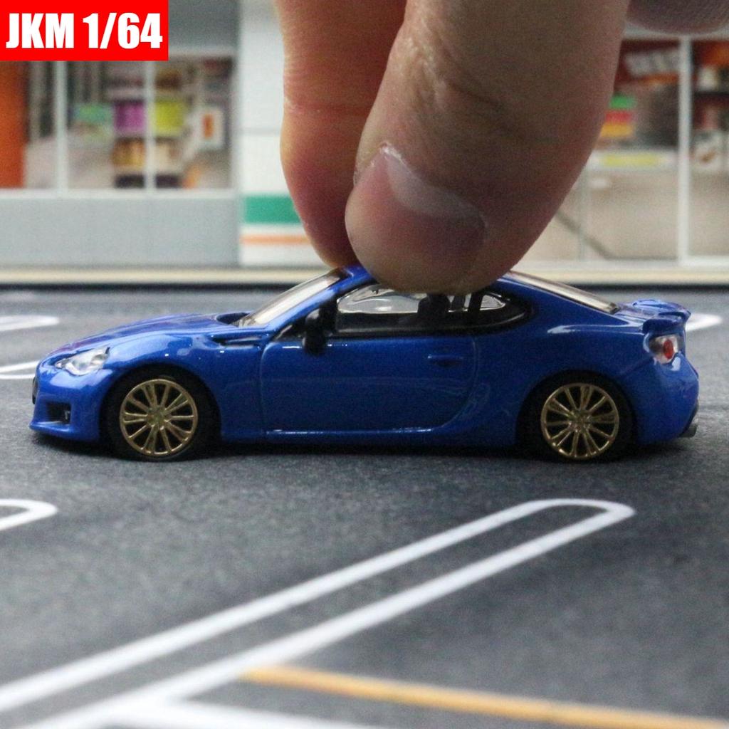 Model Miniatură 1/64 Subaru BRZ Metal Turnat Sub Presiune Aliaj Zinc Mașină Jucărie 1:64 JKM JDM Vehicul Super de Curse Roți Libere Colecție Cadou