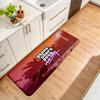 Grand Theft Auto2 Flannel Kitchen Mat Christmas Soft Area Rug Non Slip Floor Carpet Home Decoration