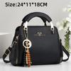 New PU Leather Handbags Structured High-end Ladies Handbag Multi-Compartment Vintage Tote Bag Gift