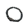 Herren Armband aus Vulkanstein & Schwarzemachat - Modischer Schmuck für moderne Gentlemen