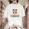 Cambridge University T-Shirt mit kurzen Ärmeln Alumni Gedenkgeschenk Unisex Campus Kleidung Sommer C