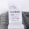 Excellent DIOR Knit Cap 05DWI714I007 Logo Cable Knit Gray Wool Mens Used