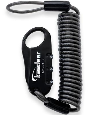 Kaedear SP_GUARD Type-wire KDR-LK31 Motorcycle Wire Lock, Compact, Dial Lock, Key Anti-Theft, Helmet Seat