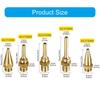   Melt Guns Nozzle Spring Loaded Steel Ball Design For Clean Leakproof Application