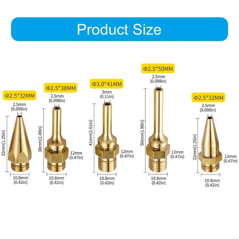 Melt Guns Nozzle Spring Loaded Steel Ball Design For Clean Leakproof Application