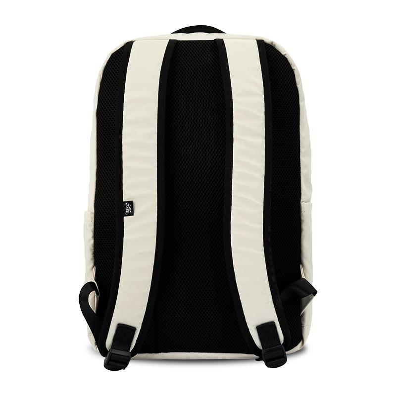 New Reebok Fabric Backpack Regular Unisex Ecru/Khaki/Black RB230013M
