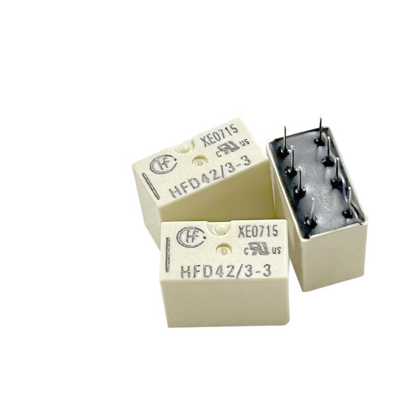 Hongfa HFD42 Series Through-Hole Latching Relay (Models: HFD42-3, 5, 12, 24-3) - Brand New