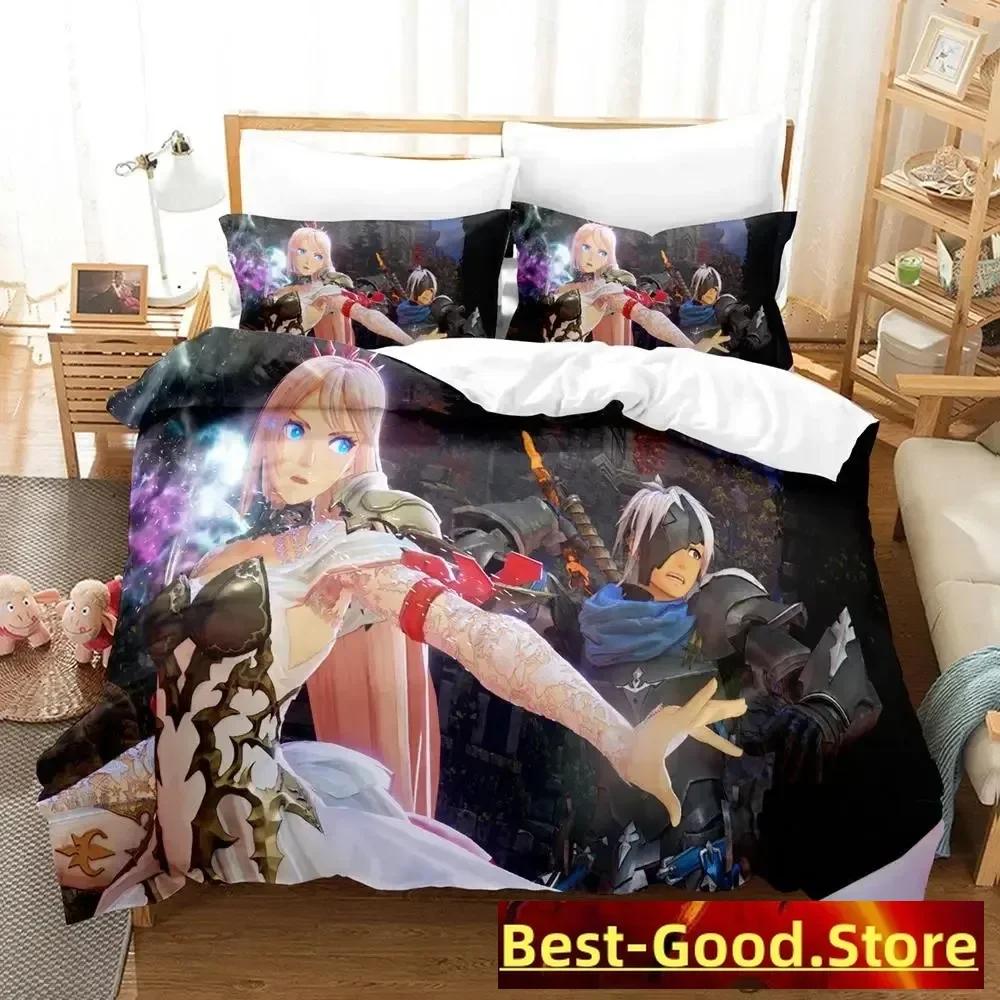 New Tales Of Arise Bedding Set Duvet Cover Sheet Printed Bed Set Pillowcase Bed Full Queen King Size Comforter Bedroom