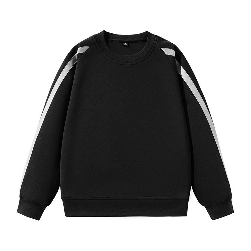 Осенне-зимняя мужская футболка с длинными рукавами и круглым вырезом — фото 4