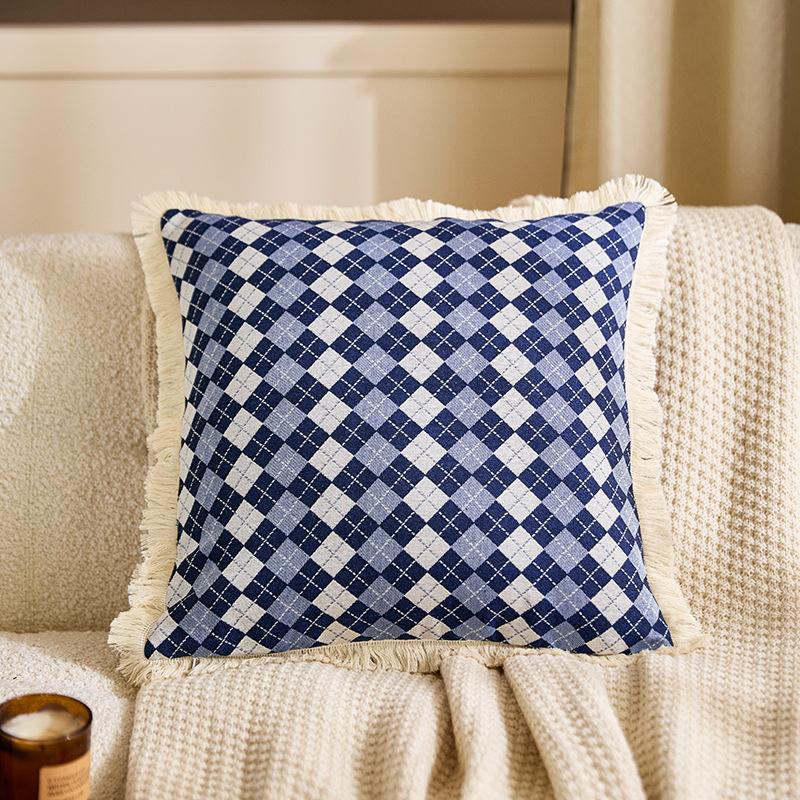 Ethnic-Style Cotton Linen Sofa Pillowcase Cojines Bohemian Headboard Backrest Cushion Cover Decoration Pillow Covers 45x45cm