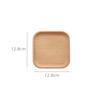 1PC Japanese-Style Tableware Solid Wood Dessert Plate Wooden Tray Snack Plate Fruit Plate Beech Oval Tray Cup Pad Coaster Plate