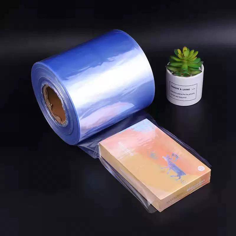 1kg PVC Heat Shrink Film Thickened Cylindrical Plastic Sealing Film Can Be Used for Household Hair Dryer To Package Books/gifts with Heat Shrink Film